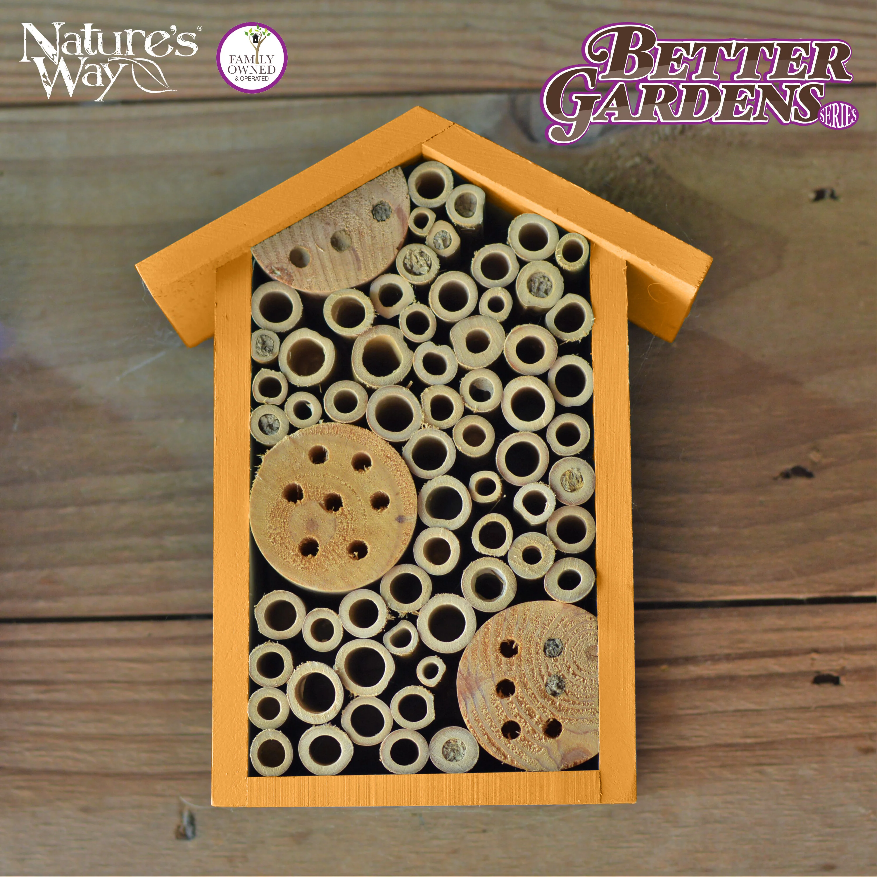 Better Gardens Pollinator House - Yellow - Image 5