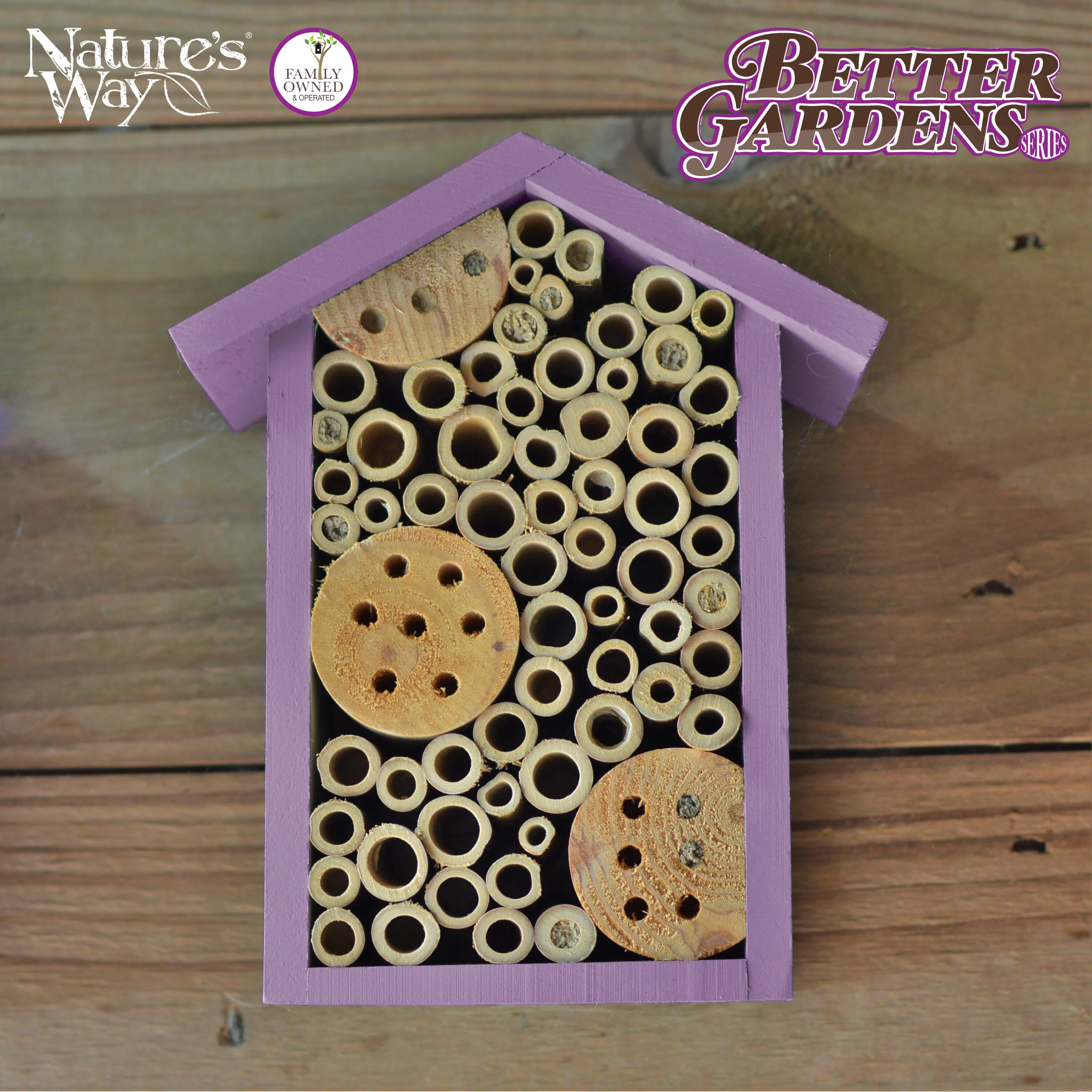 Better Gardens Pollinator House - Purple - Image 5