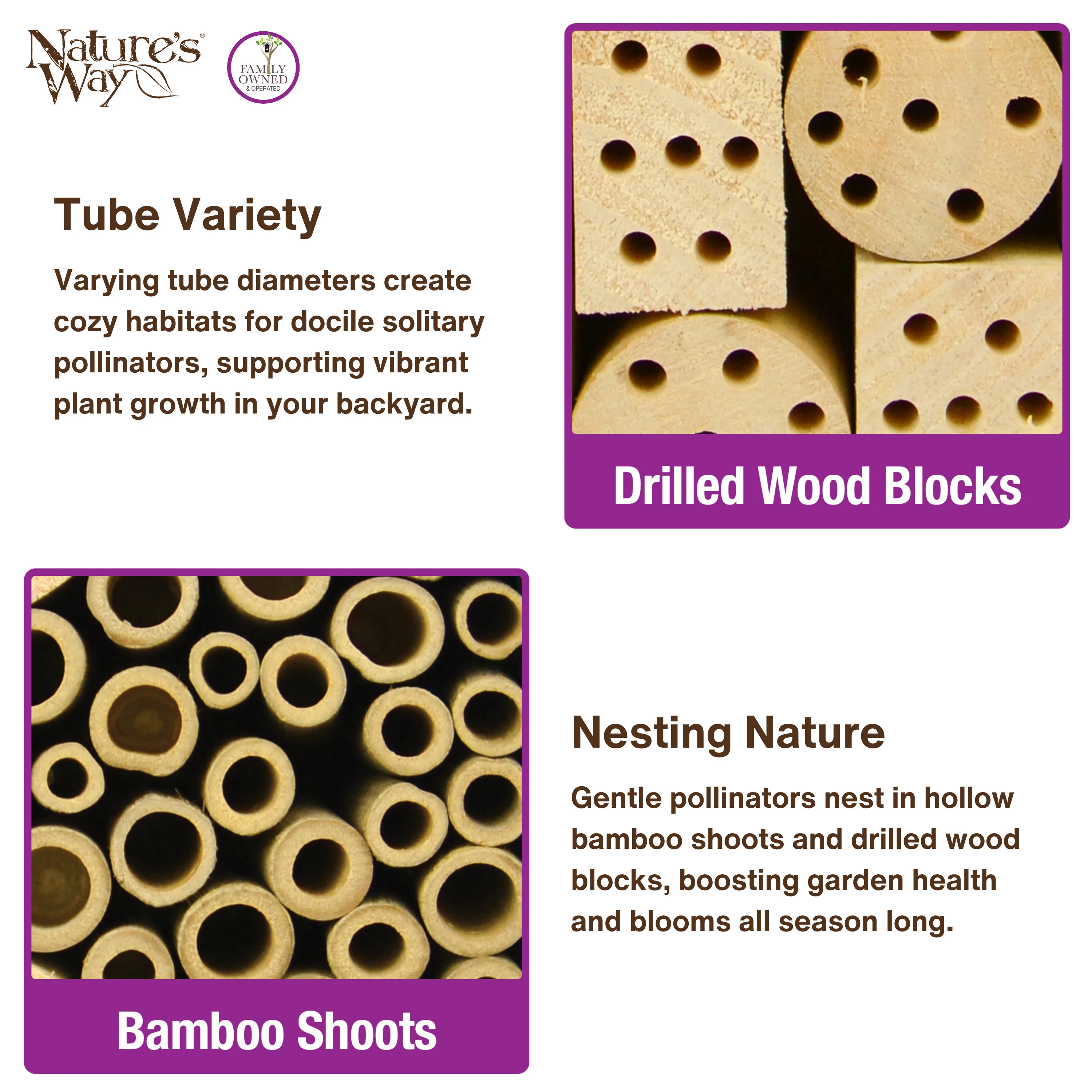 Better Gardens Dual-Chamber Beneficial Insect House - Yellow - Image 4