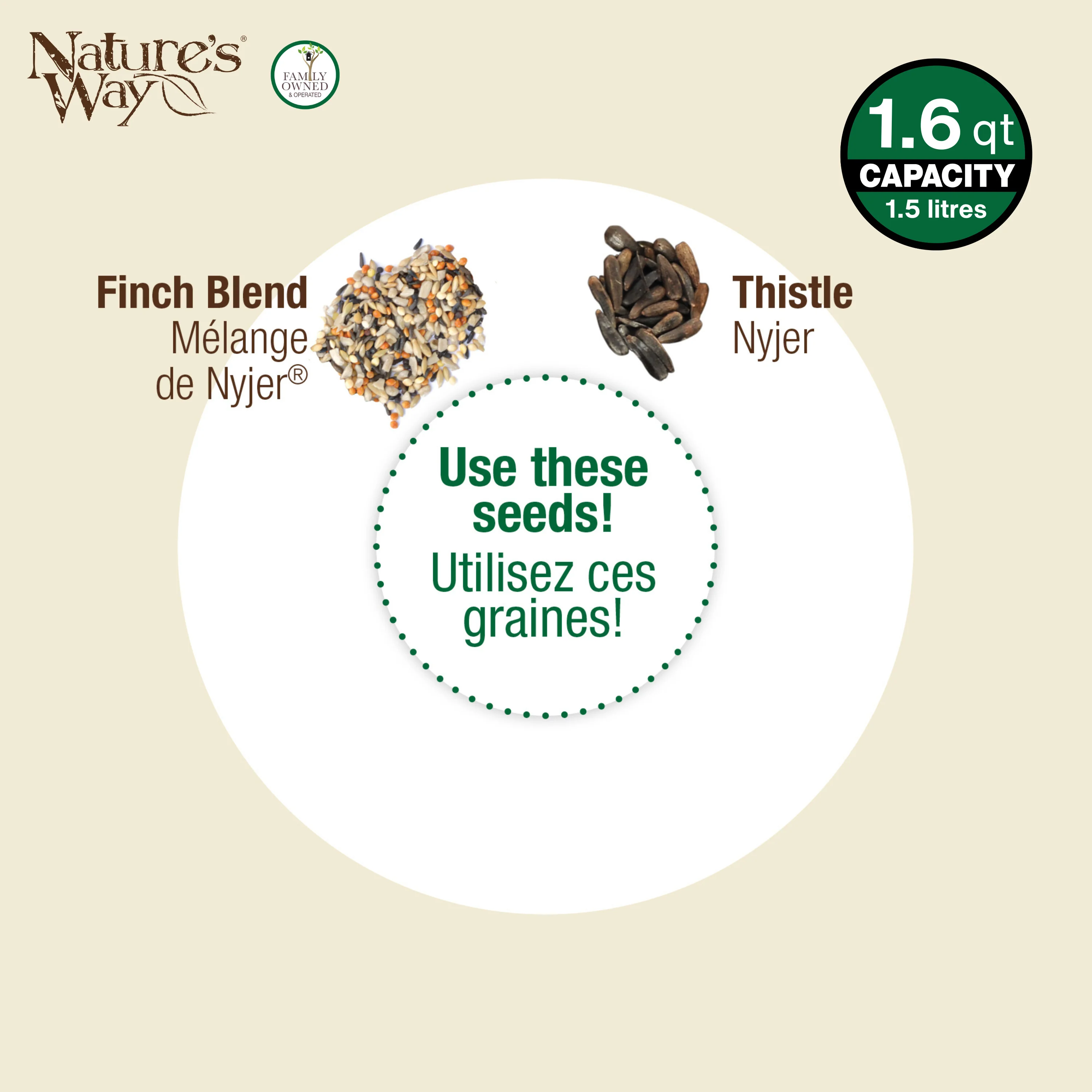 Bottoms-Up Metal Thistle Finch Feeder - Image 6