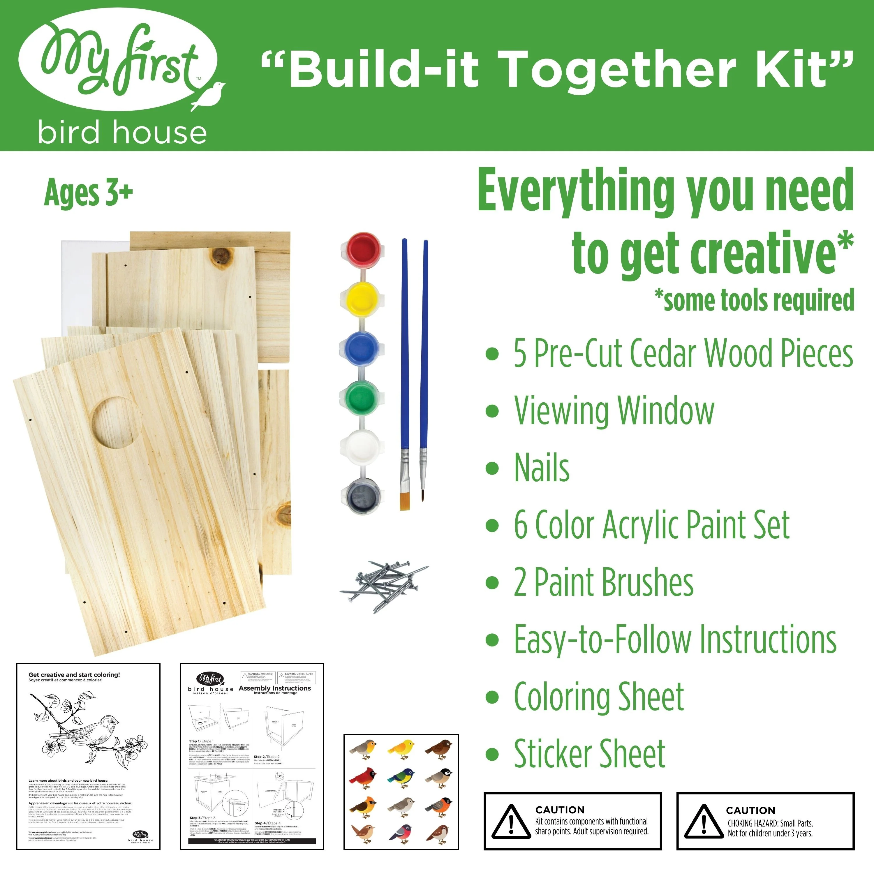 My First™ Build-It-Together Bird House w/ Viewing Window - Image 3