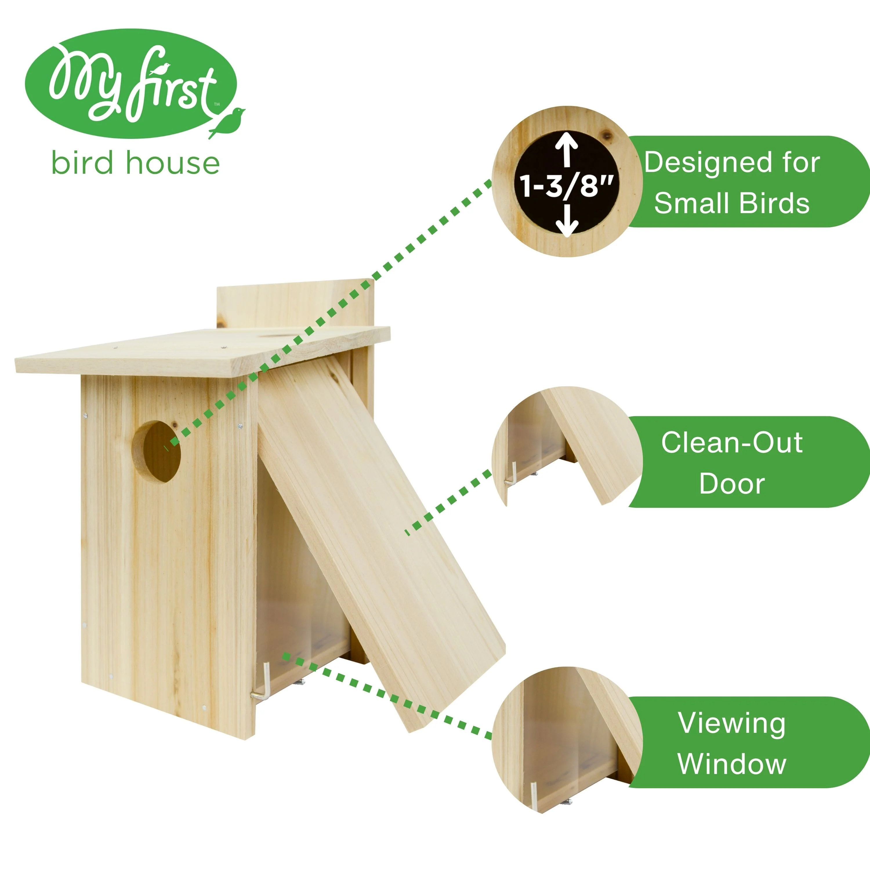 My First™ Build-It-Together Bird House w/ Viewing Window - Image 6