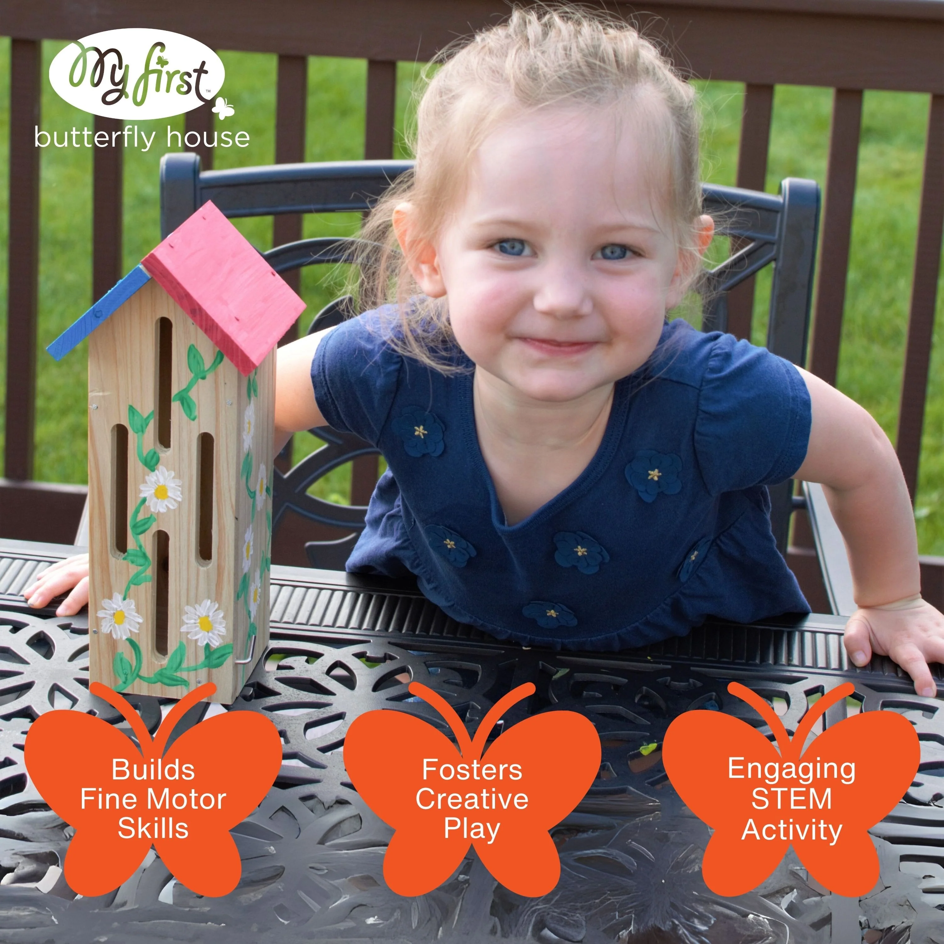 My First™ Build-It-Together Butterfly House - Image 4