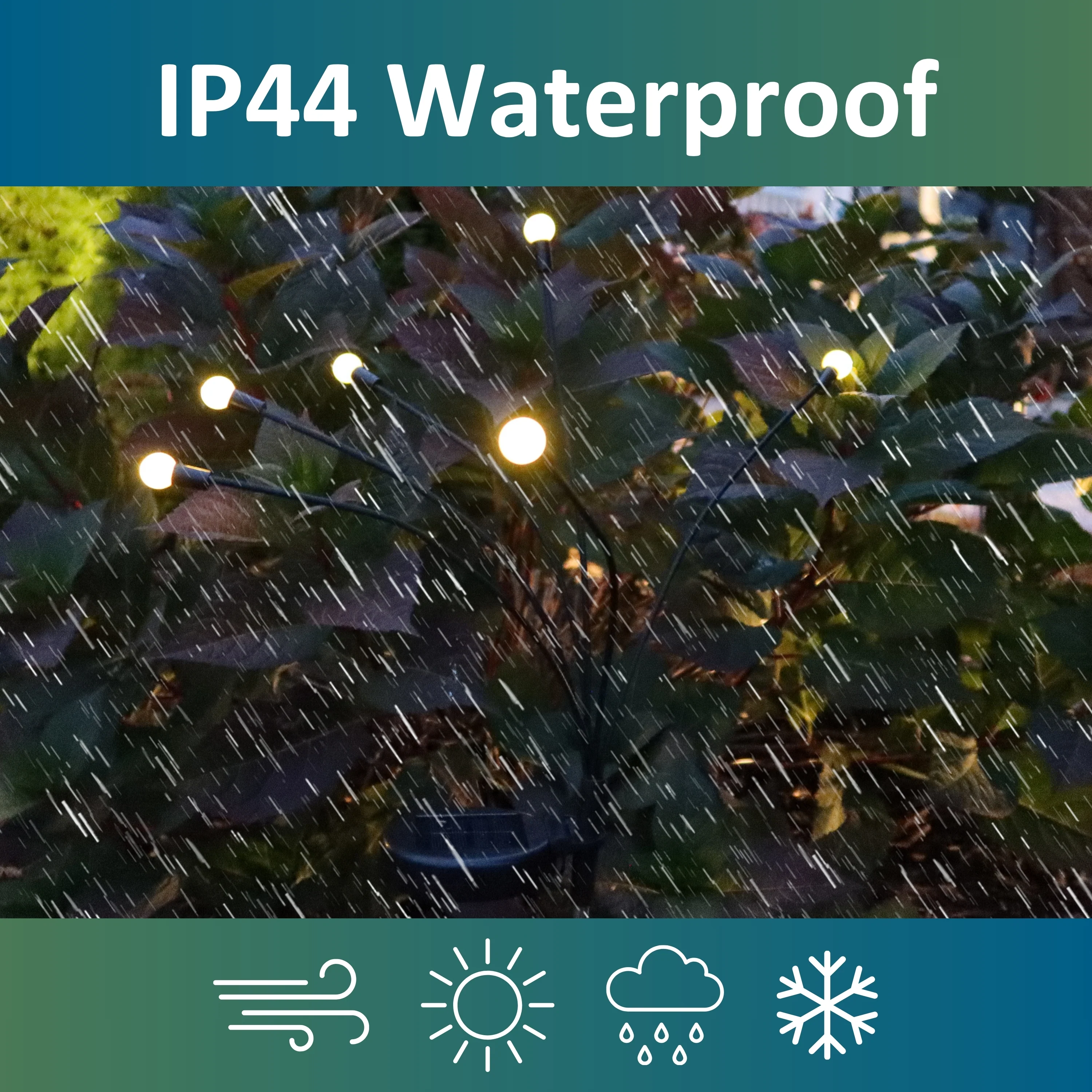 Outdoor Solar Garden Firefly Lights (2-Pack) - Image 5