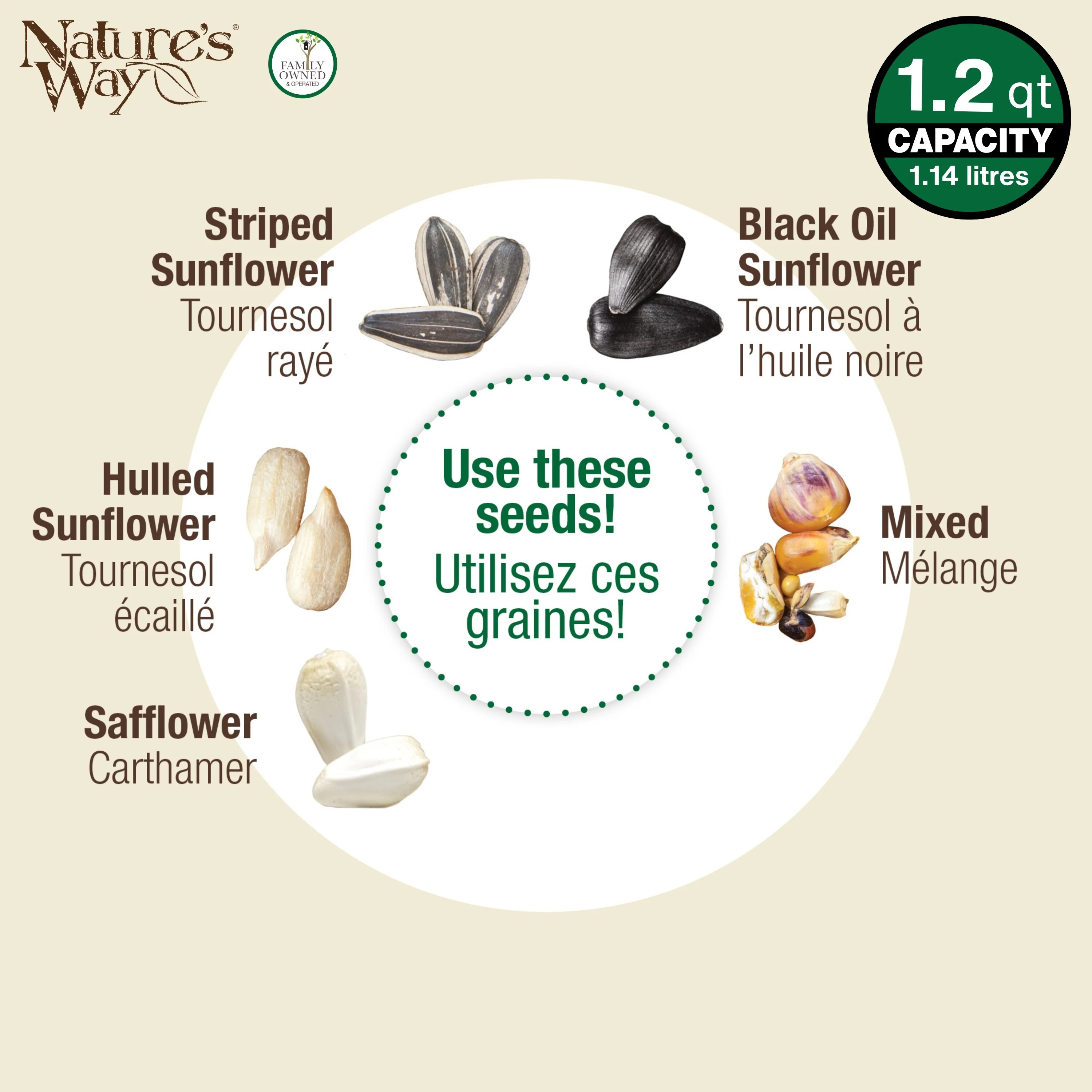 Plastic Tube Bird Feeder - Blue - Image 6