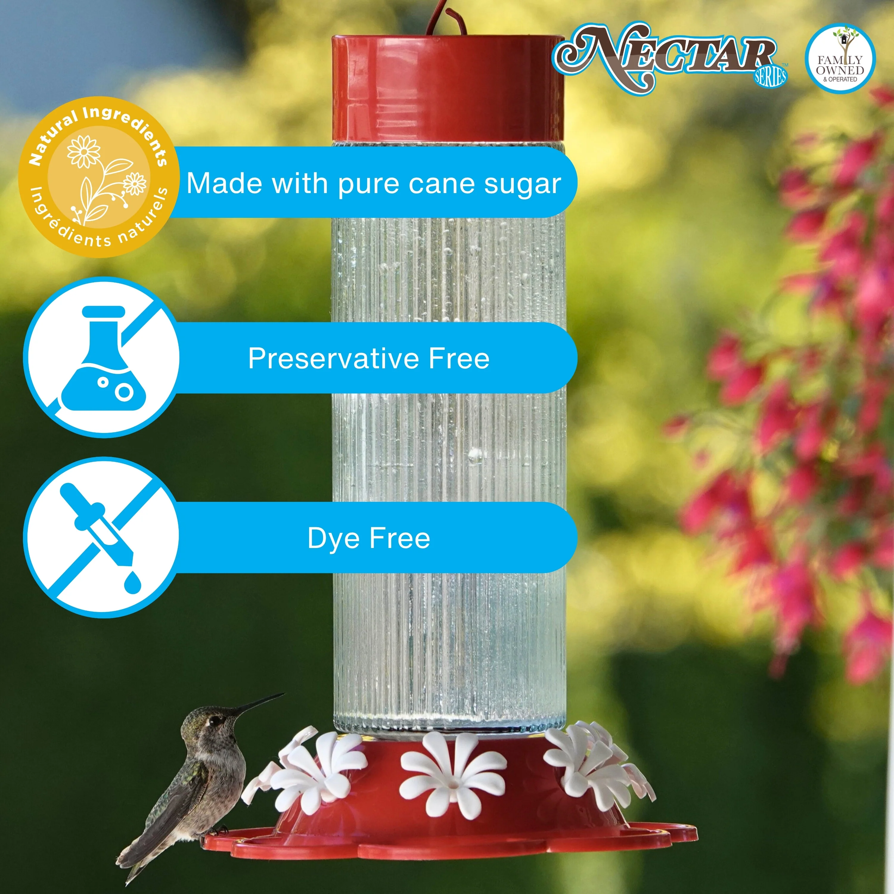 Nectar Series™ Clear Hummingbird Nectar Powder Concentrate, 2 lb - Image 4