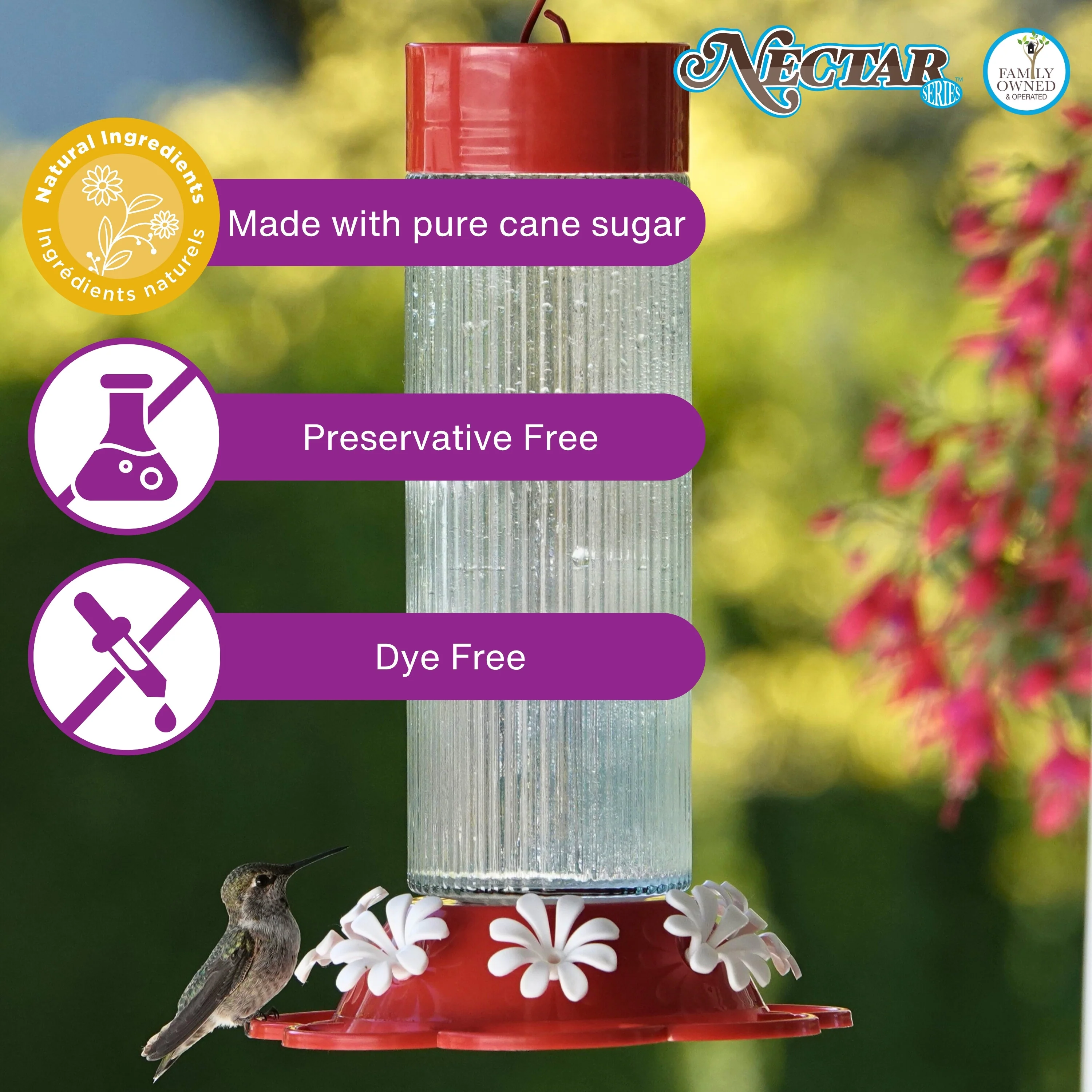 Nectar Series™ Ready-to-Use Clear Hummingbird Nectar, 51 oz - Image 4