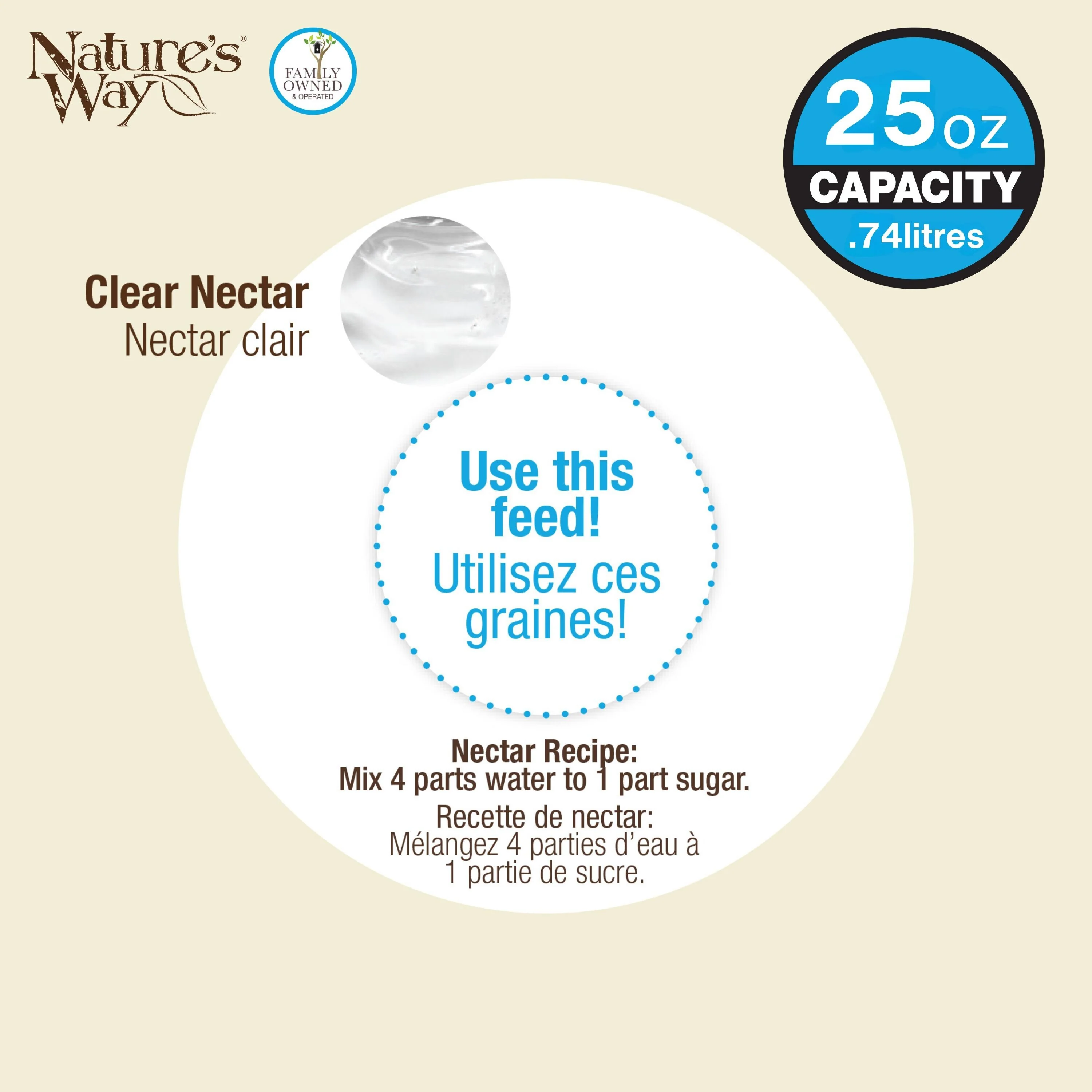 Ruby Visions Antique Glass Gravity Hummingbird Feeder - Image 6