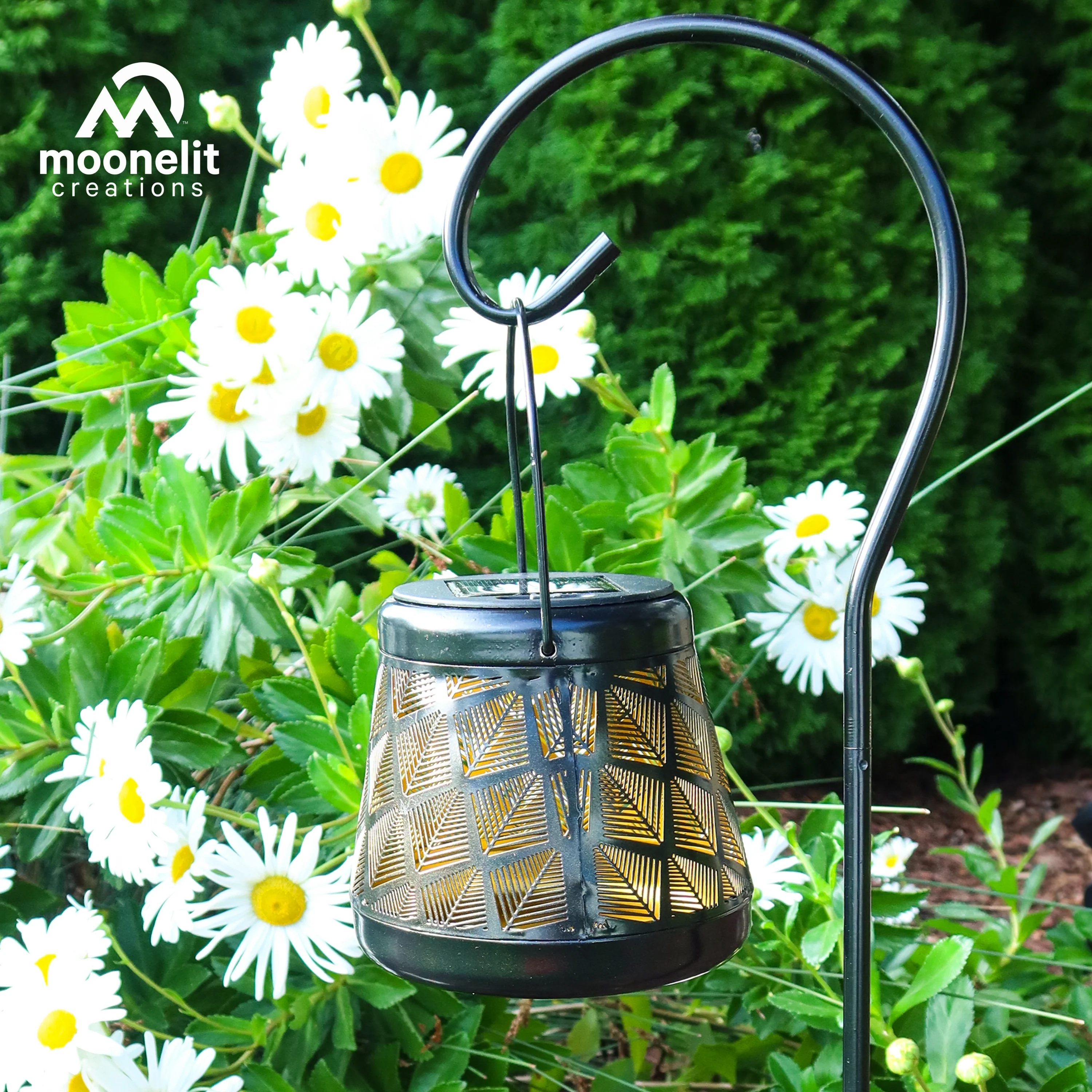 Solar LED Stake Lantern with Shepherd Hook - Image 8