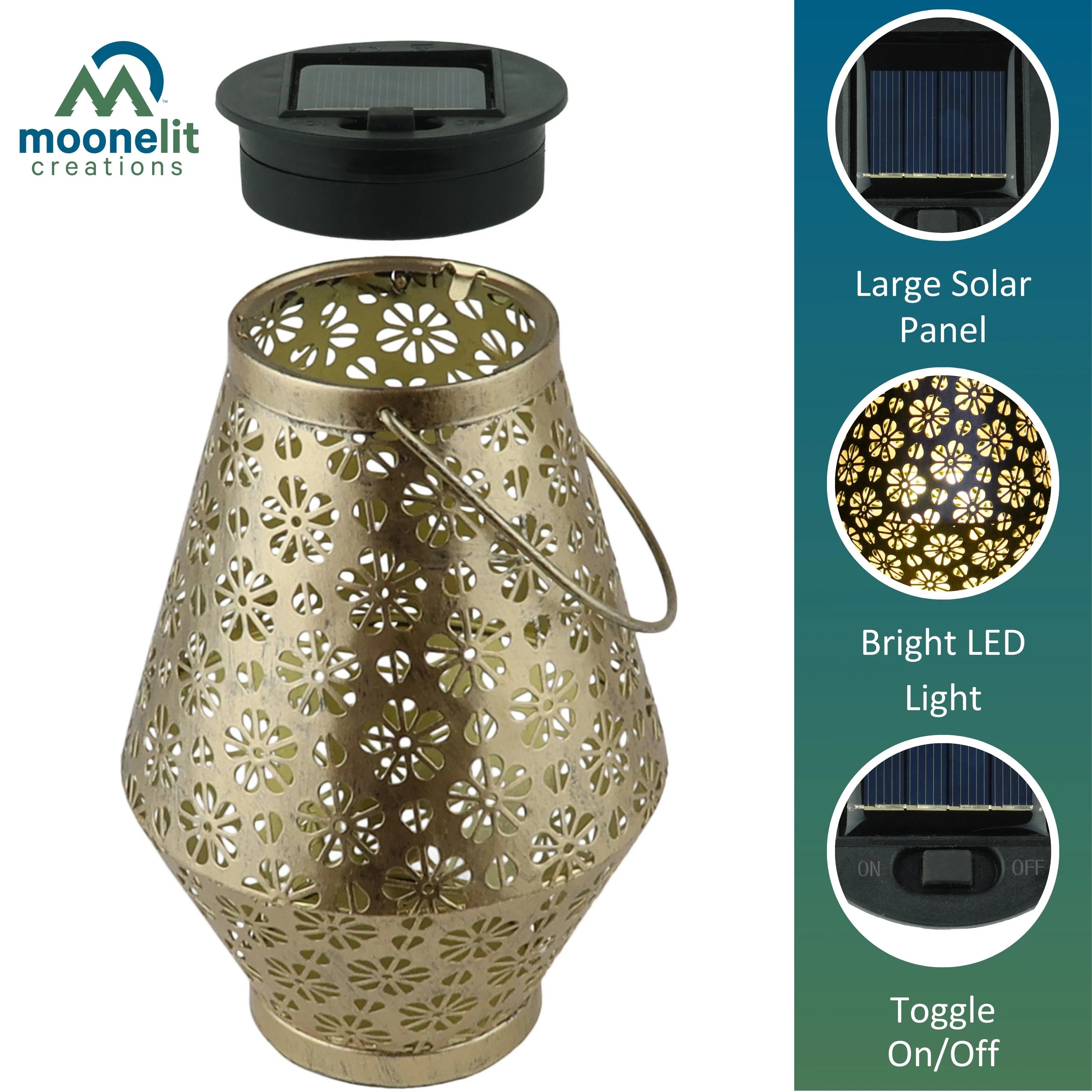 Solar Outdoor Hanging Lantern Light - Image 3