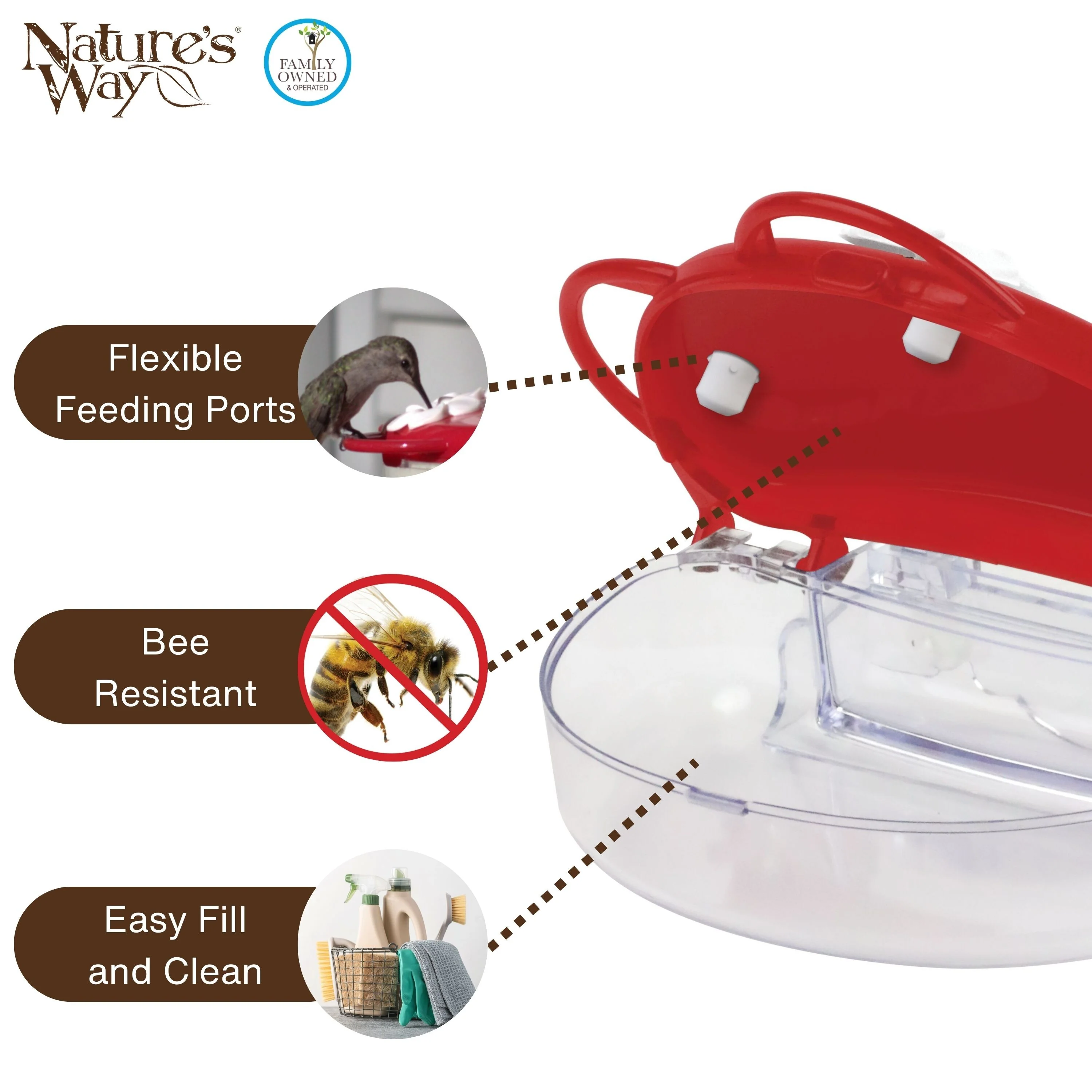 Traditional Window Hummingbird Feeder - Image 4