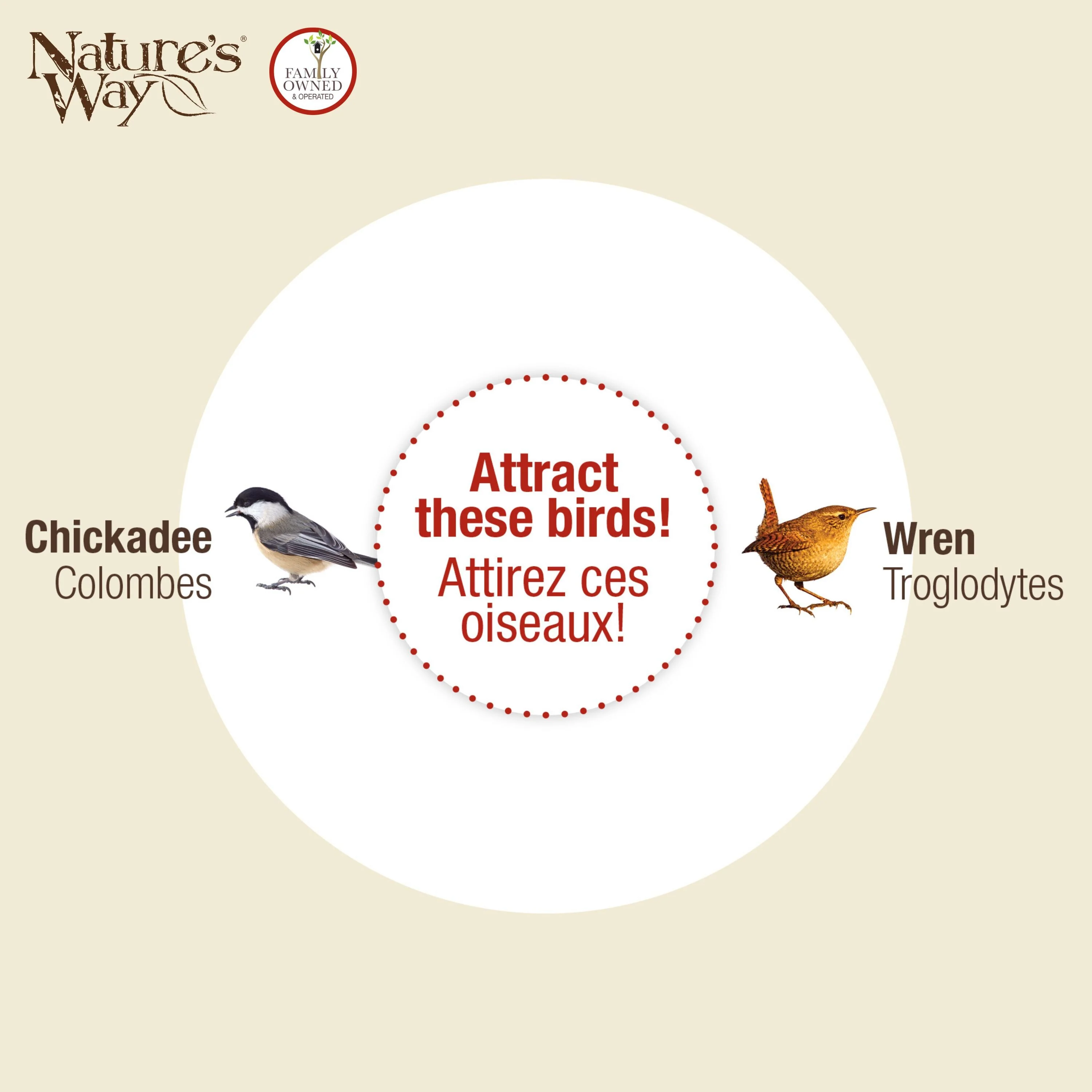 Traditional Cedar Wren House with Clean-Out Door - Image 6